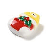 Christmas Theme Opaque Resin Decoden Cabochons RESI-F053-C06-2