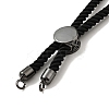 Half Finished Twisted Milan Rope Slider Bracelets LS-FIND-G032-01B-06-3