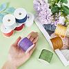 9 Rolls 9 Colors Nylon Braided Cord NWIR-SC0001-06-3