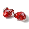 Luminous Handmade Gold Sand Lampwork Beads LS-X-FOIL-B001-04A-2