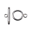 Non-Tarnish 304 Stainless Steel Toggle Clasps X-STAS-F040-41-P-1