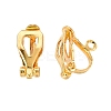 Iron Clip-on Earring Findings X-KK-R071-06G-2