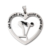 304 Stainless Steel Enamel Pendants STAS-H247-07P-02-1