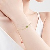 Glass Pearl & Flower Beaded Chains CHC-CJ0001-69-6