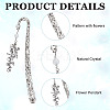 4 Styles Alloy Hook Bookmark AJEW-DR00018-3