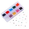 10 Strands 10 Color Glass Beads Strands GLAA-CJ0001-16-6