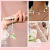 90Pcs 9 Colors Acrylic Flower Pendants PALLOY-CJ00074-7