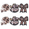 6Pcs 3 Styles Polyester Embroidery Sew on Appliques PATC-FG0002-63-1
