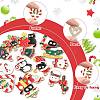 30Pcs 15 Styles Christmas Alloy Enamel Pendants XMAS-FS0001-01-3