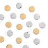 20Pcs 2 Colors 304 Stainless Steel Stamping Blank Tag Charms STAS-CJ0001-155-6