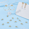 Brass Stud Earring Findings & Open Jump Rings KK-HS0001-79-5