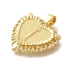 Rack Plating Brass Pendants KK-I722-09G-I-2