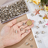 100Pcs Alloy Star Brooch JEWB-FH0002-51P-3