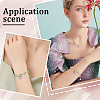 DIY Glass Flower Bracelets Making Kits DIY-SC0027-62-5