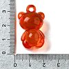 Transparent Printed Acrylic Pendants OACR-E043-01-3