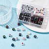 160Pcs 4 Styles Craft Acrylic Beads MACR-YW0002-74-5