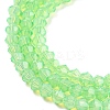 Baking Painted Transparent Glass Beads Strands DGLA-F029-J2mm-01-4