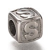 Tarnish Resistant 304 Stainless Steel European Beads OPDL-L020-001S-1