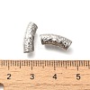 304 Stainless Steel Curved Tube Beads STAS-I321-26P-3