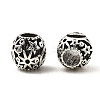 Tibetan Style Alloy European Beads FIND-E041-08AS-2