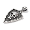 Viking 316 Surgical Stainless Steel Pendants STAS-E212-10AS-2