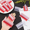 16Pcs 3 Style PVC Plastic Advertising Clip Holder ODIS-CA0001-08-3
