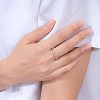 Simple Style 925 Sterling Silver Finger Rings FS-WG80334-01-2