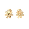 304 Stainless Steel Stud Earrings X-EJEW-E603-01A-G-1