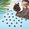 100Pcs Natural Coconut Bead Strands COCO-TA0001-01C-5