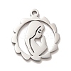 Non-Tarnish 304 Stainless Steel Pendants STAS-B054-08P-1