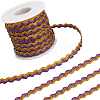 17M Sparkle Polyester Metallic Wavy Fringe Trim Ribbon OCOR-GF0004-47B-1