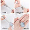 1Pc 304 Stainless Steel Macrame Pouch Necklace Making for Gemstone Nuggets NJEW-BBC0001-26-6