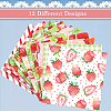 24 Sheets 12 Styles Strawberry Scrapbook Paper Pads DIY-WH0304-989F-6