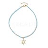 Glass Bead Necklaces NJEW-JN04688-5