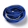 Flower Cloth with Plastic Pearl Brooch Pin JEWB-K013-01P-04-1