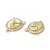 Eco-Friendly Rack Plating Brass Micro Pave Cubic Zirconia Chandelier Components Links LS-KK-F845-11G-3