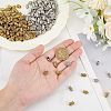 100Pcs 2 Colors Tibetan style Alloy Bead Caps FIND-GO0003-12-3