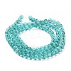 Drawbench Transparent Glass Beads Strands GLAD-Q012-8mm-M-2