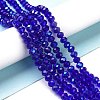 Electroplate Glass Beads Strands EGLA-A034-T2mm-L16-4