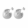 304 Stainless Steel Stud Earrings for Women IL8099-2-1