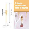 200Pcs 2 Colors  Alloy Bowknot Buckles FIND-FH0009-81-2