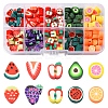200Pcs 10 Styles Handmade Polymer Clay Beads CLAY-FS0001-40-1