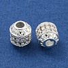 Rack Plating Brass Micro Pave Clear Cubic Zirconia Beads KK-L215-309S-2