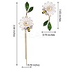 Daisy & Bee Enamel Asymmetric Earrings JE963A-3