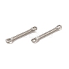 Non-Tarnish 304 Stainless Steel Connector Charms STAS-Q323-04C-P-2