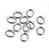 Tarnish Resistant 304 Stainless Steel Open Jump Rings STAS-F221-40P-L-1