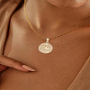 2Pcs 2 Colors 304 Stainless Steel Pendants STAS-LP0003-92L-3
