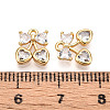 Brass Micro Pave Cubic Zirconia Charms KK-N261-94B-G-3
