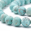 Natural Magnesite Beads Strands G-T106-187-1-2
