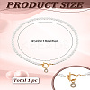 1Pc Brass Clear Cubic Zirconia Letter Pendant Necklaces NJEW-LP0001-32O-2